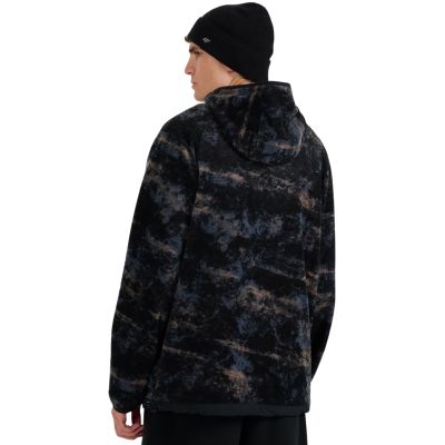 3. Men's fleece sweatshirt 4F M427 multicolor allover 4FWAW25TFLEM427 90A