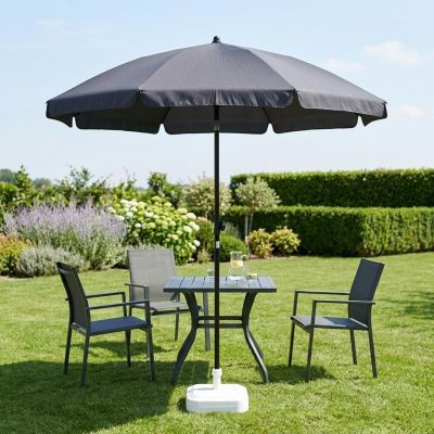 11. GARDEN PARASOL 185 CM ANTHRACITE