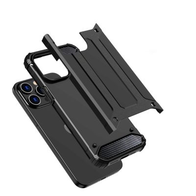 5. iPhone 15 Pro Hybrid Armor case - black
