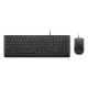 Lenovo Basic | Keyboard and Mouse Combo | Wired | US Euro | Black