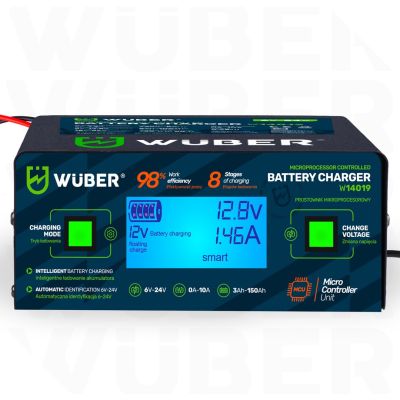 2. Microprocessor-Controlled Battery Charger 6/8/12/14/16/24 V 6–24 10 A W14019 WUBER