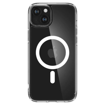 2. Spigen Ultra Hybrid Mag Case with MagSafe for iPhone 15 - White