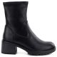 7. Women's black high-heeled ankle boots Potocki SZ12835
