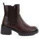 2. Women's ankle boots with a block heel, insulated, brown, Potocki SZ12742