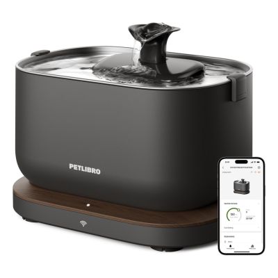 2. Petlibro Dockstream Smart Feeder/Water for Dogs or Cats Acrylonitrile Butadiene Styrene Copolymer (ABS), Stainless Steel Black Cat Automatic Waterer for Pets