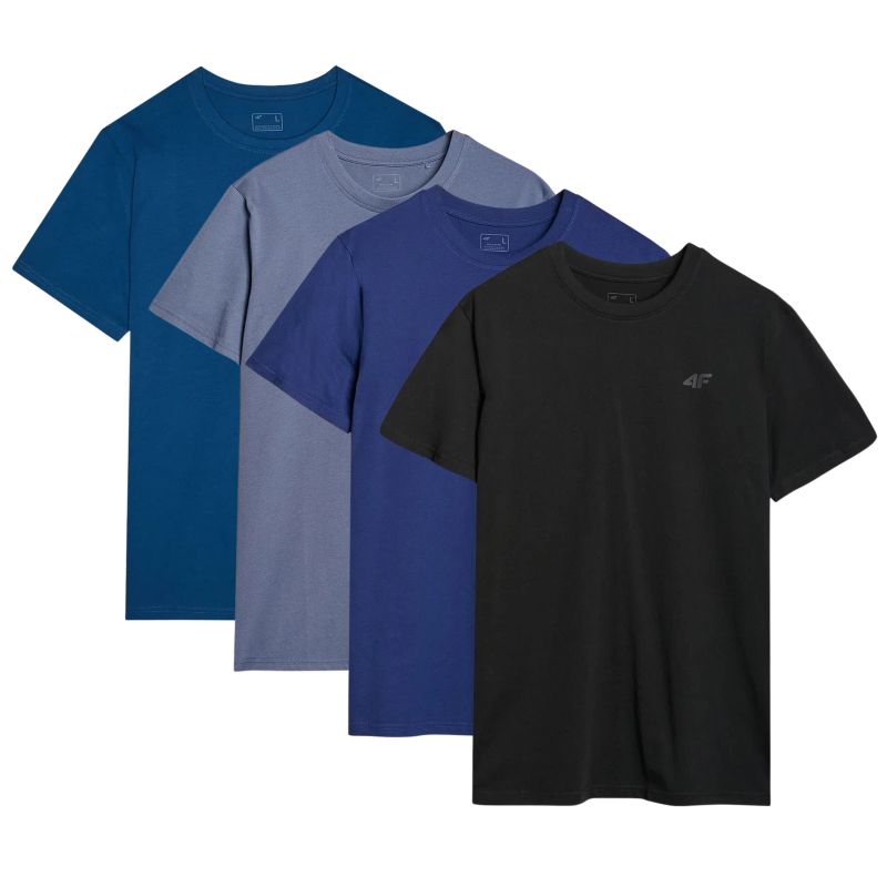 Men's T-shirt (SET OF 4 T-SHIRT) 4F 4P-SS-4FWMM00TTSHM2256-90S 4PACK