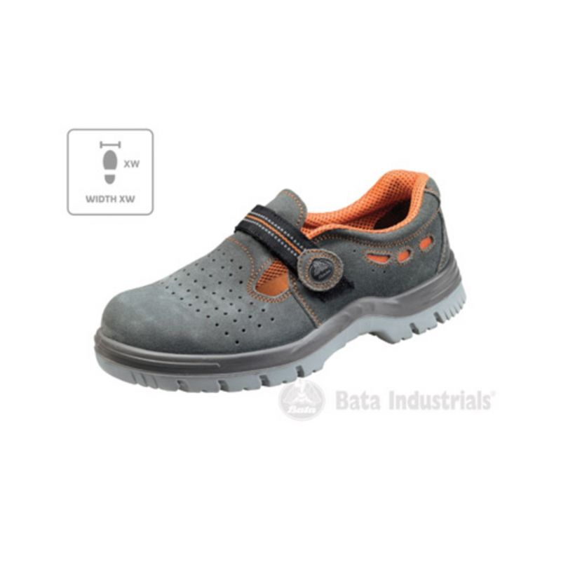 Bata Industrials Riga XW U MLI-B22B3 dark gray sandals