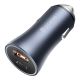 3. Baseus Golden Contactor Pro fast car charger USB Type C / USB 40 W Power Delivery 3.0 Quick Charge 4 + SCP FCP AFC gray (CCJD-0G)