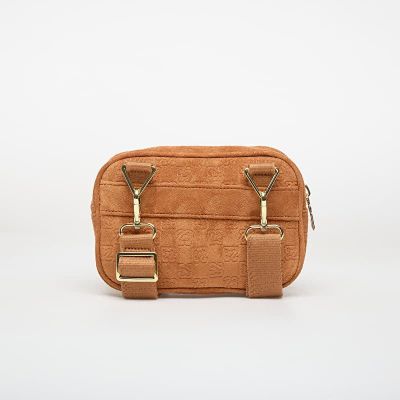 2. Women's Air Jordan Suede Monogram Camera Bag Cognac - MA9207-X6X