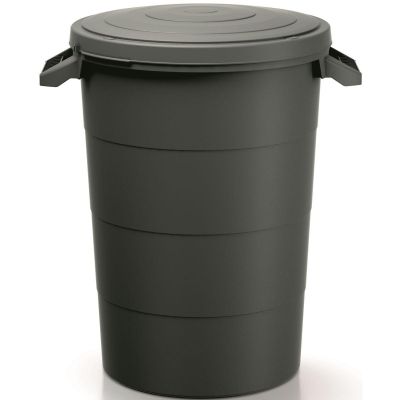 2. GARDEN BIN SMOOTH 80L BLACK RECYCLING KEDEN