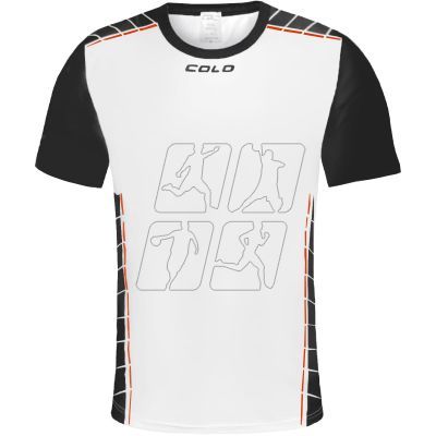 2. Colo Solid M volleyball shirt, white and black