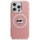 3. Karl Lagerfeld IML Choupette Head Logo MagSafe Case for iPhone 16 Pro - Pink