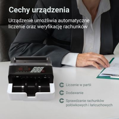 15. Extralink LockStar MG X-300 | Professional banknote counter | UV, IR