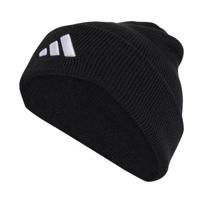 5. adidas New Logo Beanie Cuff Hat, Black JM0428