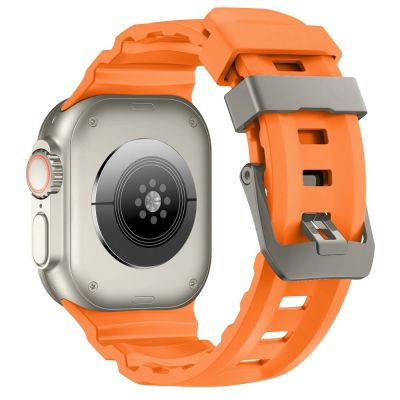 2. Tech-Protect Motion Strap for Apple Watch 44 / 45 / 46 / 49 mm - Orange