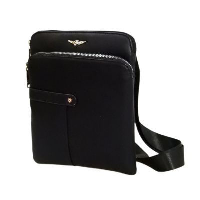Aeronautica Militare Fly Men's Shoulder Bag Messenger Bag Black - AM-392