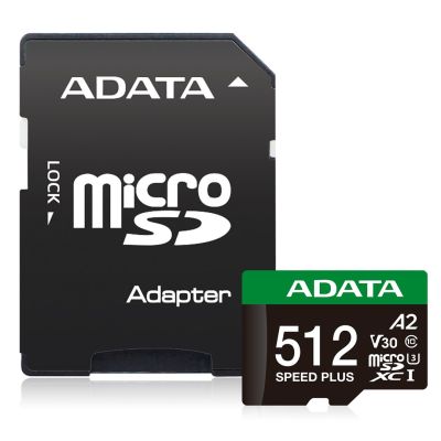 12. Memory Card MEMORY MICRO SDXC 512GB UHS-I ADATA UD512GUI3V30A2SP-RA1