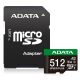 12. Memory Card MEMORY MICRO SDXC 512GB UHS-I ADATA UD512GUI3V30A2SP-RA1