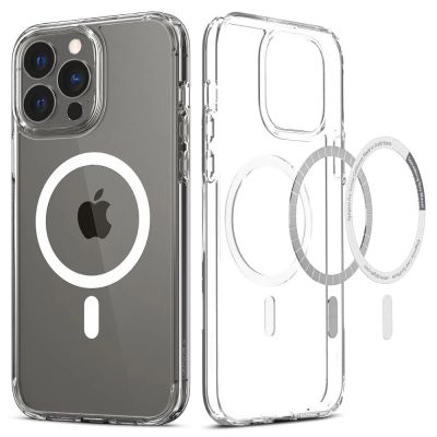 9. Spigen Ultra Hybrid Mag Case with MagSafe for iPhone 13 Pro - White