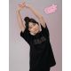 Loose T-shirt with print for girls 4F 4FJRSS26TTSHF3453-20S