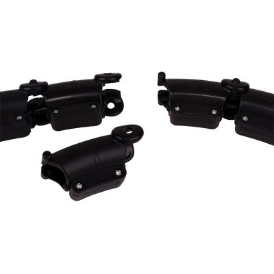 2. Hula Hoop with Massager and Weights, Black, Energo Fit