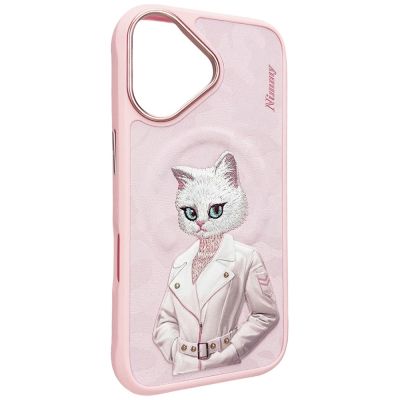 4. Nimmy Magnetic fashion cute pet MagSafe case for iPhone 16 - pink
