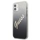 2. Guess GUHCP12SPCUGLSBK iPhone 12 mini 5.4" black/black hardcase Glitter Gradient Script