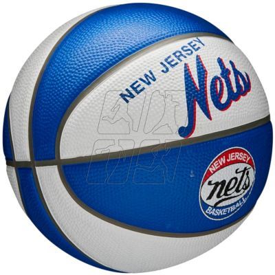 2. Wilson NBA Team Retro Brooklyn Nets Mini Ball WTB3200XBBRO