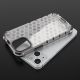 8. Honeycomb Case armor cover with TPU Bumper for iPhone 13 mini transparent