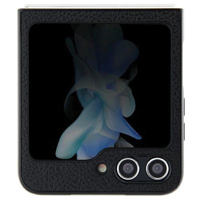 2. Hello Kitty Metal Logo Kitty Head case for Samsung Galaxy Z Flip 5 - black