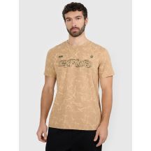 Men's regular printed T-shirt 4F 4FRAW25TTSHM3379-83A