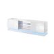 TV cabinet QIU 200 MDF white gloss/white gloss
