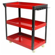 WORKSHOP TROLLEY 3 LEVELS / SILVER