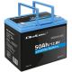 6. Qoltec LiFePO4 Lithium Iron Phosphate Battery | 12.8V | 50Ah | 640Wh | BMS