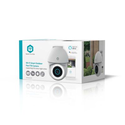 11. Nedis Smartlife Wifi Outdoor Camera, IP65 Motion Sensor, Night Vision, White