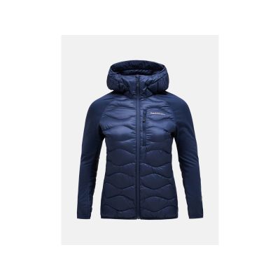 Peak Performance Jacket W Helium Down Hybrid Hood Navy Blue