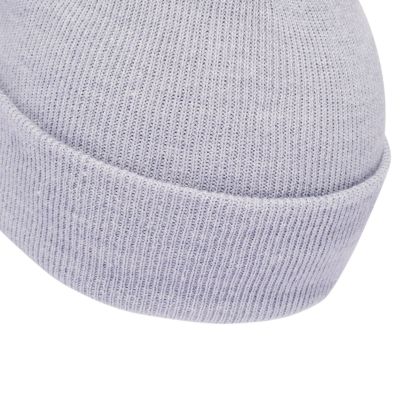 8. adidas New Logo Beanie Cuff Gray JX5746