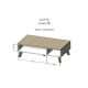 4. LOTTA 110 coffee table, white + sonoma oak