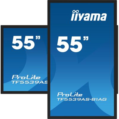 5. Iiyama ProLite TF5539AS-B1AG 55 PCAP IPS 4K Monitor