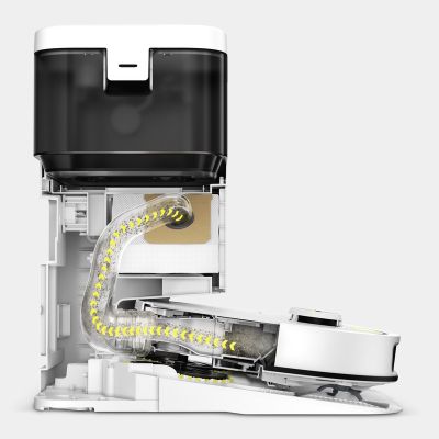 10. Cleaning robot with KARCHER RVM 4 Comfort base