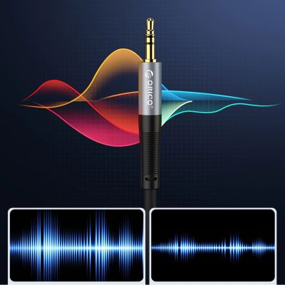 3. Orico AXRF audio cable mini jack 3.5 mm to 2x RCA female 5 m - black