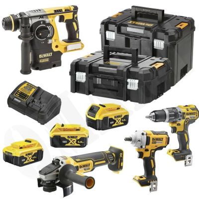 DEWALT COMBO KIT 18V DCK428P3T (DCF894 + DCD796 + DCG405 + DCH273) 3x5.0Ah TSTAK