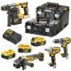 DEWALT COMBO KIT 18V DCK428P3T (DCF894 + DCD796 + DCG405 + DCH273) 3x5.0Ah TSTAK