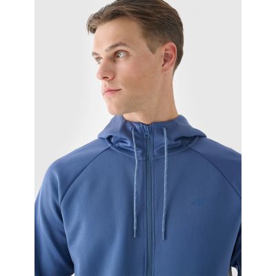 7. Men's training sweatshirt with a hood 4F 4FWAW24TFSWM405-32S