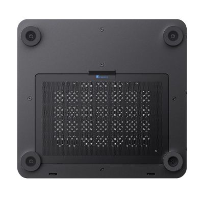 23. Jonsbo TK-0 PC Case, Mini-Tower, Mini-ITX, Tempered Glass, Wood - black
