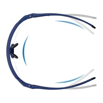 4. Rockbros 10174 UV400 Cycling Glasses - Blue