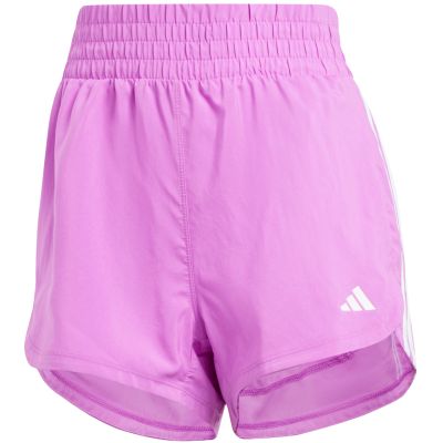 7. adidas Pacer Training 3-Stripes Woven High Rise shorts W IX1079