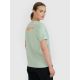 6. Women's oversize printed T-shirt 4F 4FWSS25TTSHF2238-47S