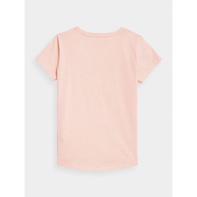7. 100% cotton plain girls' T-shirt 4F Junior