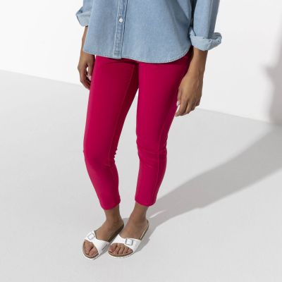 8. Birkenstock Madrid Birko-Flor White women's flip-flops regular wide (0040731)